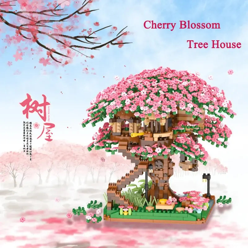 Sakura Flower Treehouse DIY